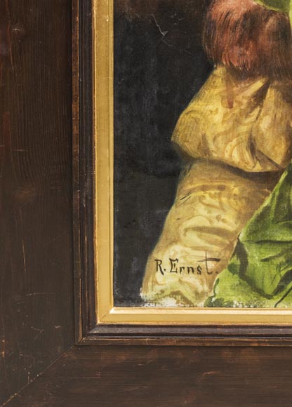 Rudolf ERNST (1854-1932) - Portrait d'un haut dignitaire Austro-Hongrois Rudolf ERNST (1854-1932) - Portrait d'un haut dignitaire Austro-Hongrois-2