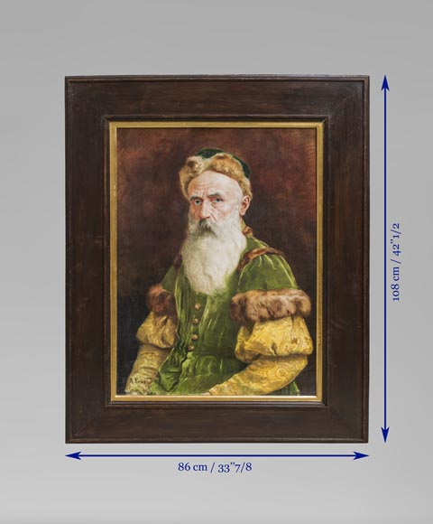 Rudolf ERNST (1854-1932) - Portrait d'un haut dignitaire Austro-Hongrois Rudolf ERNST (1854-1932) - Portrait d'un haut dignitaire Austro-Hongrois-4