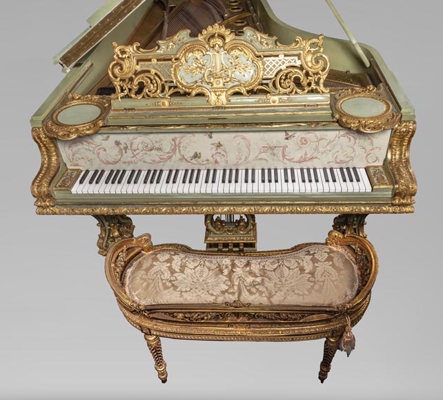Steinway & Sons – Th. Kammerer (Cuel & cie), Piano à queue de concert (pièce unique) ayant appartenu à Cornelius Vanderbilt II Steinway & Sons – Th. Kammerer (Cuel & cie), Piano à queue de concert (pièce unique) ayant appartenu à Cornelius Vanderbilt II-3