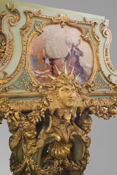 Steinway & Sons – Th. Kammerer (Cuel & cie), Piano à queue de concert (pièce unique) ayant appartenu à Cornelius Vanderbilt II Steinway & Sons – Th. Kammerer (Cuel & cie), Piano à queue de concert (pièce unique) ayant appartenu à Cornelius Vanderbilt II-7