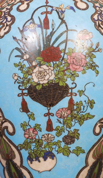 Paire de lampes japonisantes aux têtes d'éléphant Paire de lampes japonisantes aux têtes d'éléphant-10