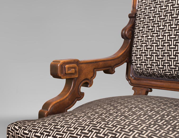 Gabriel VIARDOT (attribué à) - Ensemble de deux fauteuils au dragon Gabriel VIARDOT (attribué à) - Ensemble de deux fauteuils au dragon-4