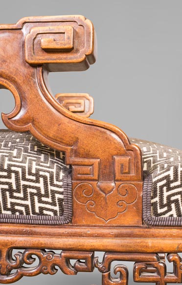 Gabriel VIARDOT (attribué à) - Ensemble de deux fauteuils au dragon Gabriel VIARDOT (attribué à) - Ensemble de deux fauteuils au dragon-9