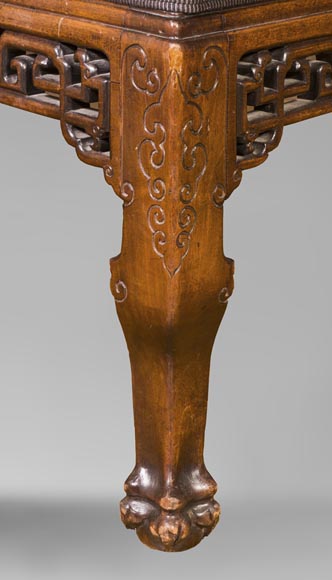 Gabriel VIARDOT (attribué à) - Ensemble de deux fauteuils au dragon Gabriel VIARDOT (attribué à) - Ensemble de deux fauteuils au dragon-10