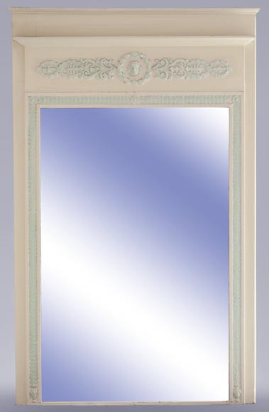 Trumeau peint de style Empire avec une tête d'Apollon Trumeau peint de style Empire avec une tête d'Apollon-0