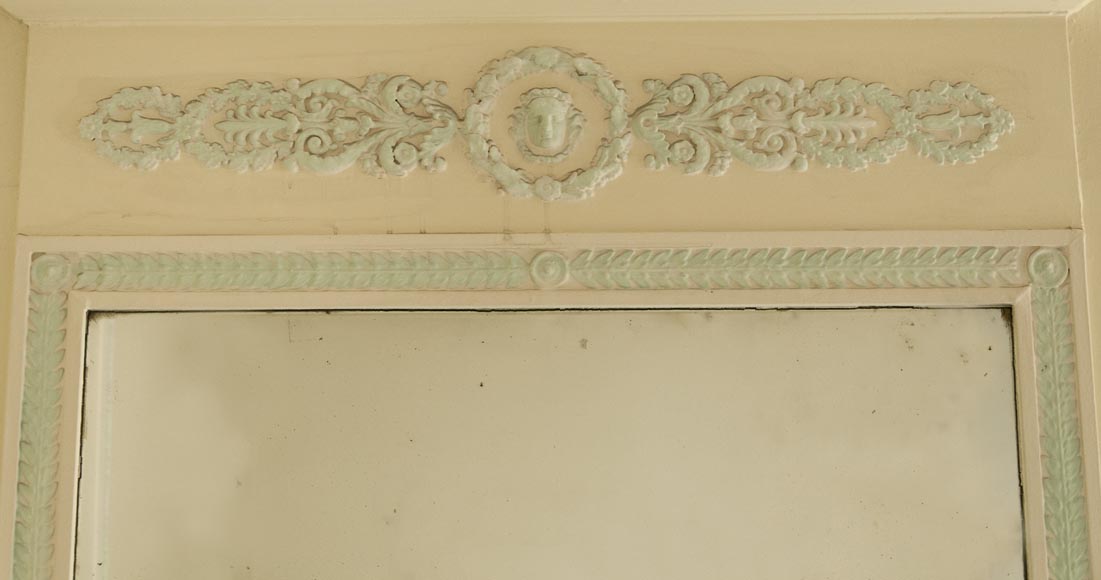 Trumeau peint de style Empire avec une tête d'Apollon Trumeau peint de style Empire avec une tête d'Apollon-1