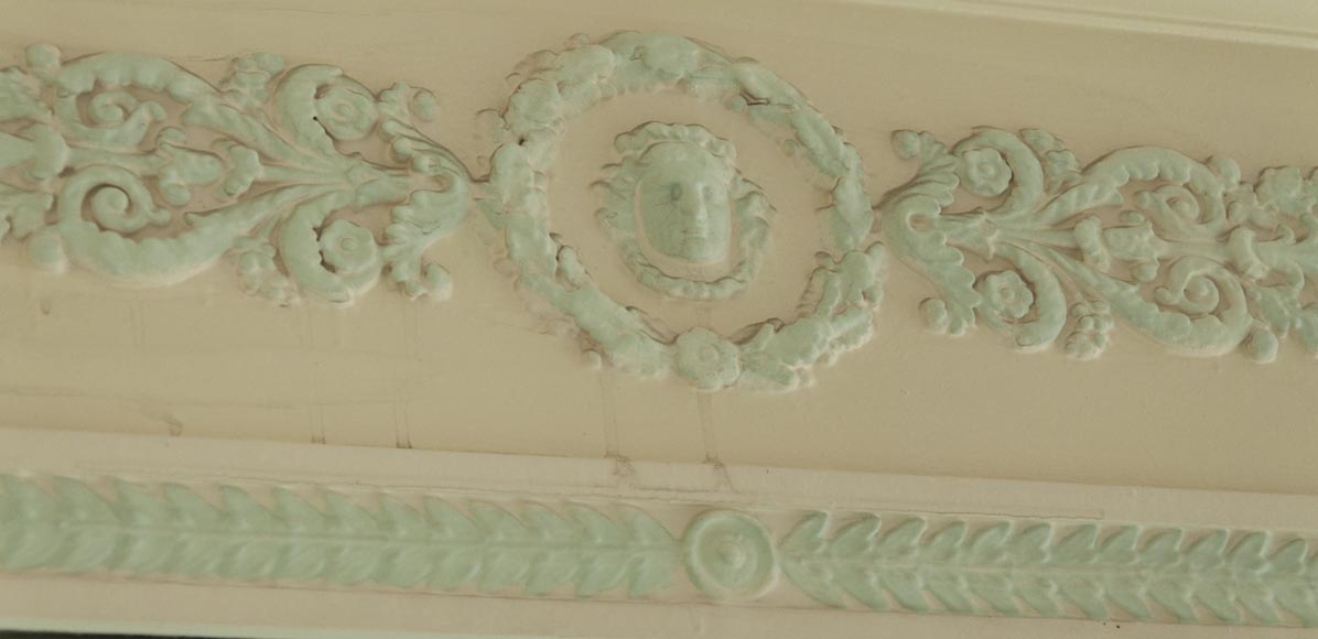 Trumeau peint de style Empire avec une tête d'Apollon Trumeau peint de style Empire avec une tête d'Apollon-2