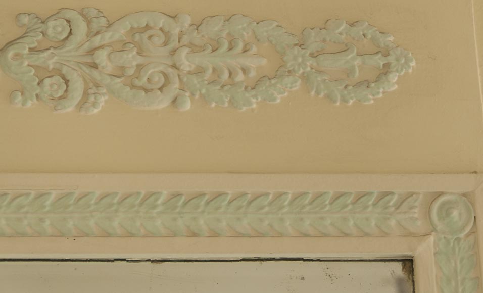 Trumeau peint de style Empire avec une tête d'Apollon Trumeau peint de style Empire avec une tête d'Apollon-3