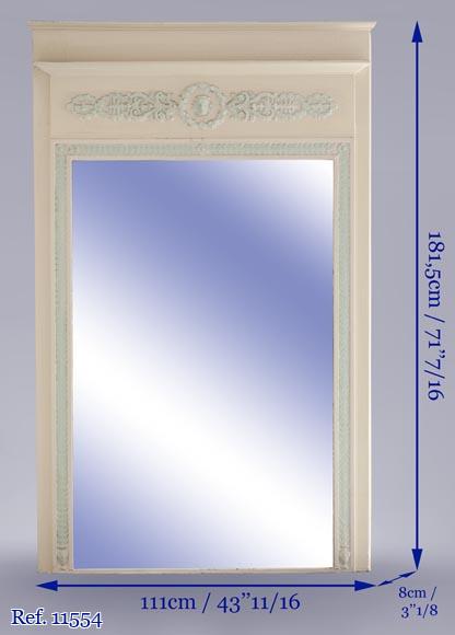 Trumeau peint de style Empire avec une tête d'Apollon Trumeau peint de style Empire avec une tête d'Apollon-7