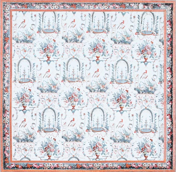 Décor d’une chambre en papier peint (manufacture Réveillon) Décor d’une chambre en papier peint (manufacture Réveillon)-2