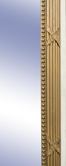 Trumeau de style Louis XVI, au fronton arrondi Trumeau de style Louis XVI, au fronton arrondi-4