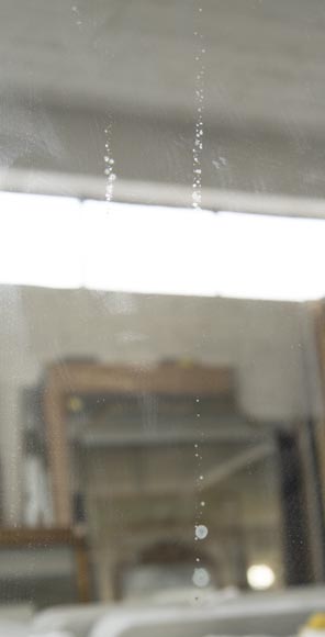 Trumeau ancien de style Louis XV à décor d'une coquille asymétrie et fronton en arbalète  Trumeau ancien de style Louis XV à décor d'une coquille asymétrie et fronton en arbalète -5