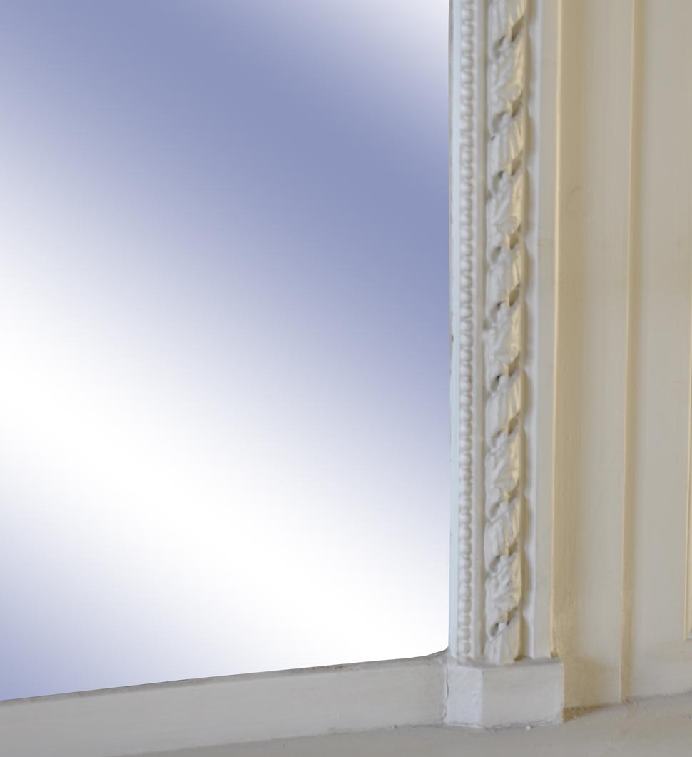 Trumeau ancien de style Louis XVI, à décor de panier fleuri Trumeau ancien de style Louis XVI, à décor de panier fleuri-4