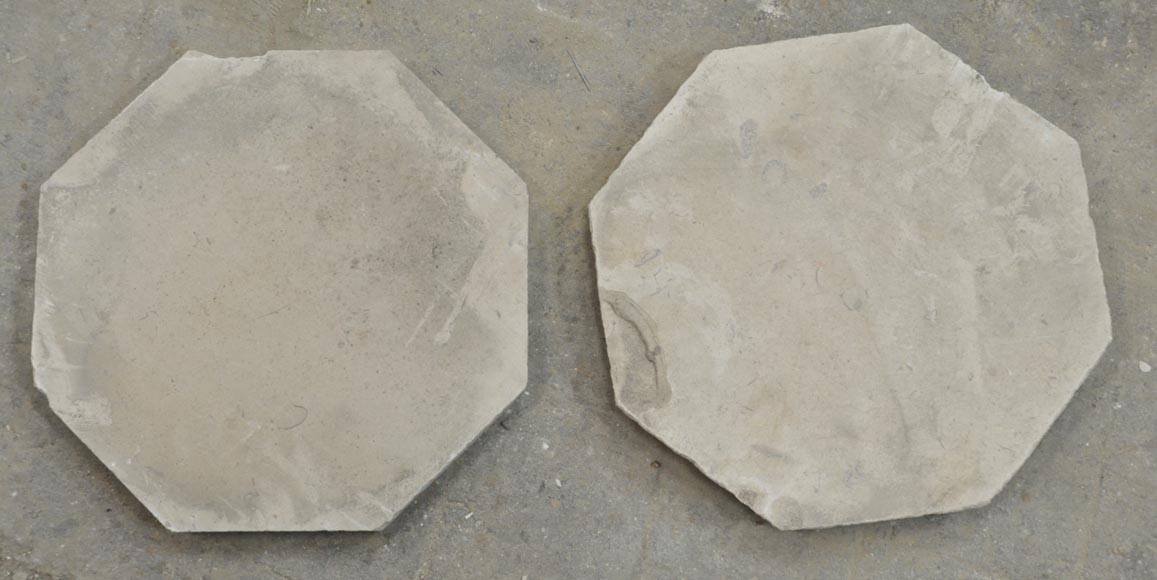 Sol composé d'un bel ensemble de cabochons octogonaux du XIXe siècle Sol composé d'un bel ensemble de cabochons octogonaux du XIXe siècle-1