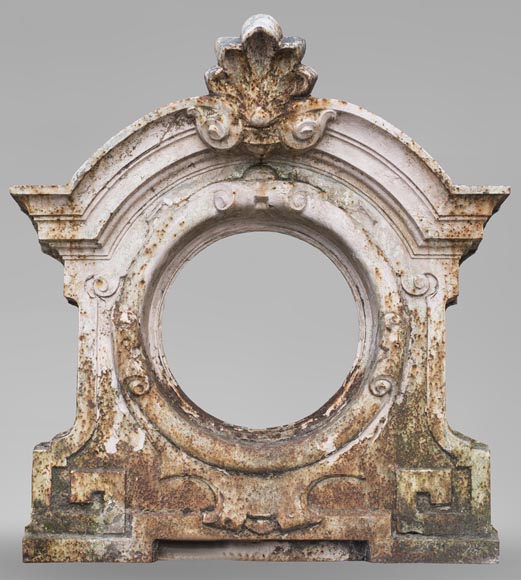 Œil-de-bœuf en fonte du XIXe siècle Œil-de-bœuf en fonte du XIXe siècle-0