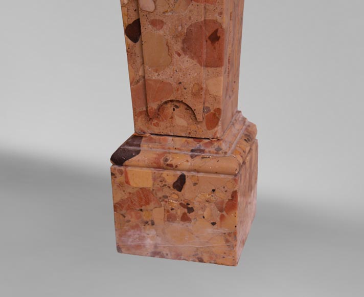 Importante console ancienne Napoléon III en marbre Brèche d'Alep Importante console ancienne Napoléon III en marbre Brèche d'Alep-7