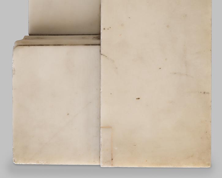 Console Napoléon III en marbre statuaire et marble Bleu Turquin à décors de bronzes Console Napoléon III en marbre statuaire et marble Bleu Turquin à décors de bronzes-6