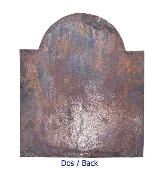 Plaque de cheminée moderne aux Armes de France et au Roi-Soleil Plaque de cheminée moderne aux Armes de France et au Roi-Soleil-5