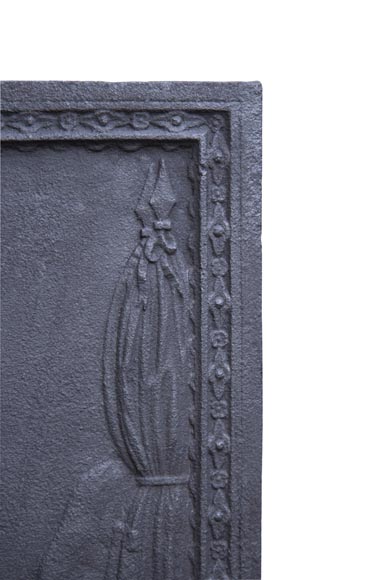 Plaque de cheminée moderne orientaliste au soldat Plaque de cheminée moderne orientaliste au soldat-4