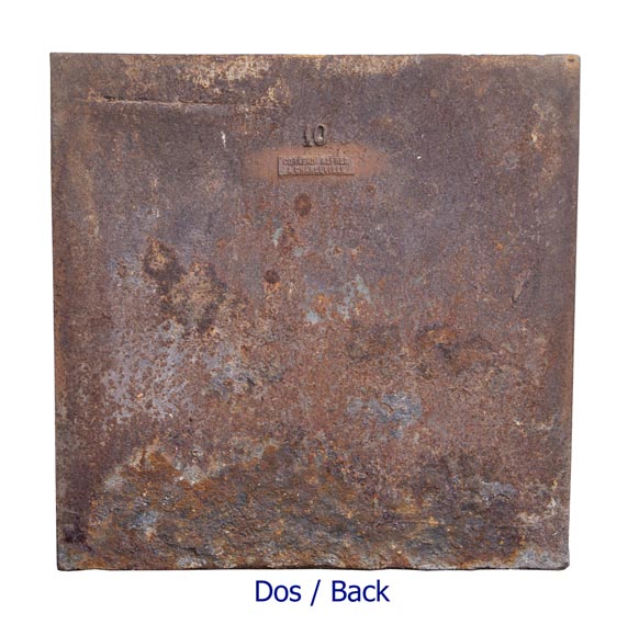 Plaque de cheminée moderne orientaliste au soldat Plaque de cheminée moderne orientaliste au soldat-6