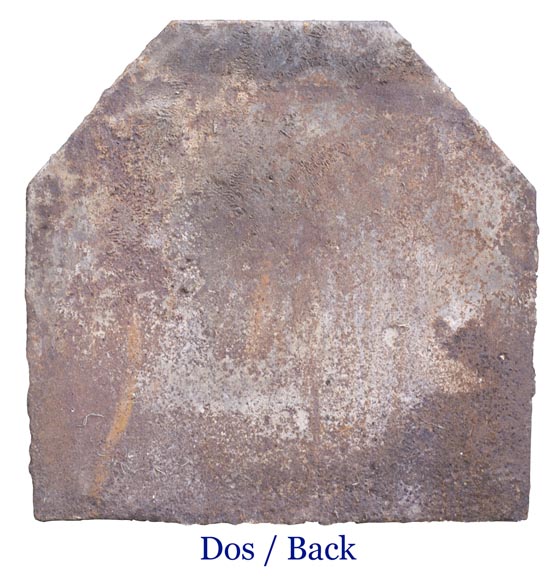 Plaque de cheminée du XVIIIe siècle aux Armes de France et aux lions Plaque de cheminée du XVIIIe siècle aux Armes de France et aux lions-7