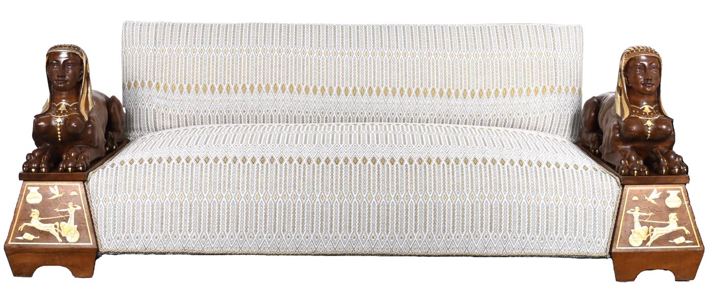 Louis MALARD, Chambre à coucher unique de style « rhamsésien » en noyer rehaussé de feuilles d’or, Exposition Universelle de 1889  Louis MALARD, Chambre à coucher unique de style « rhamsésien » en noyer rehaussé de feuilles d’or, Exposition Universelle de 1889-19