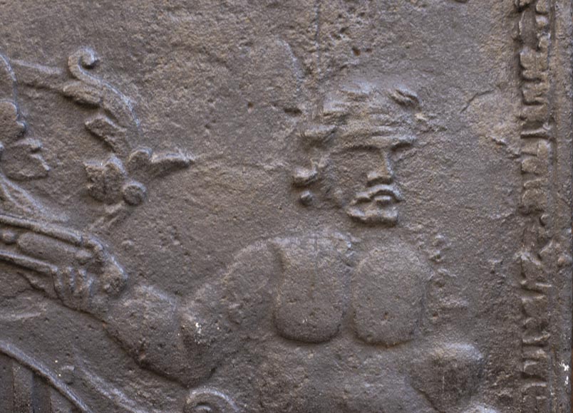 Plaque de cheminée du XVIIIe siècle, aux armoiries de Léopold Ier Duc de Lorraine  Plaque de cheminée du XVIIIe siècle, aux armoiries de Léopold Ier Duc de Lorraine -4