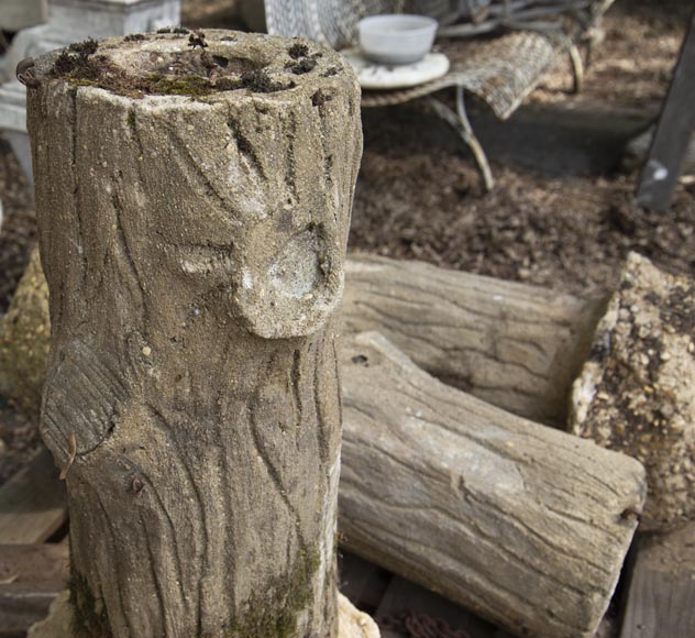 Ensemble de poteaux en ciment de style Rocaille Ensemble de poteaux en ciment de style Rocaille-8