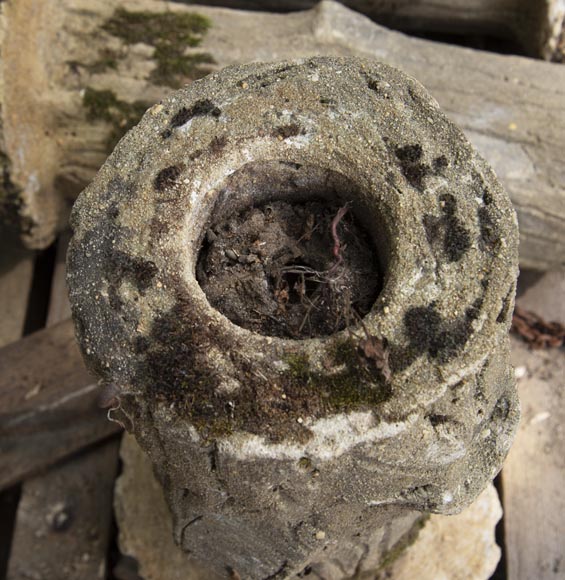 Ensemble de poteaux en ciment de style Rocaille Ensemble de poteaux en ciment de style Rocaille-9