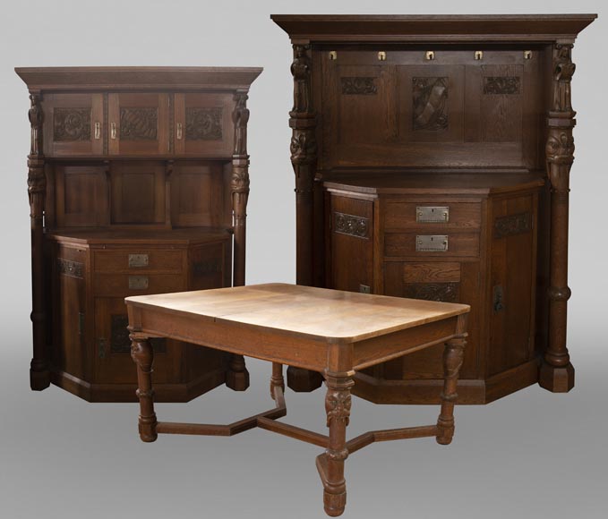 Salle à manger de style Viking en chêne Salle à manger de style Viking en chêne-0