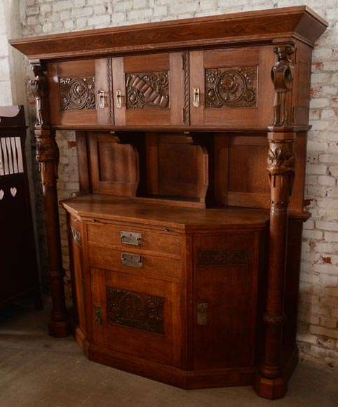 Salle à manger de style Viking en chêne Salle à manger de style Viking en chêne-8