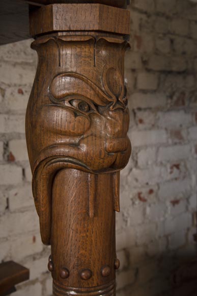 Salle à manger de style Viking en chêne Salle à manger de style Viking en chêne-10