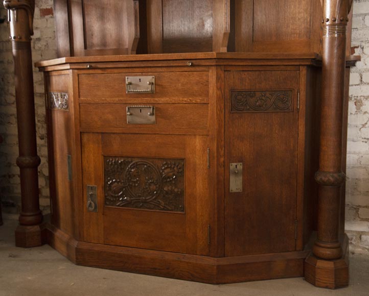 Salle à manger de style Viking en chêne Salle à manger de style Viking en chêne-12