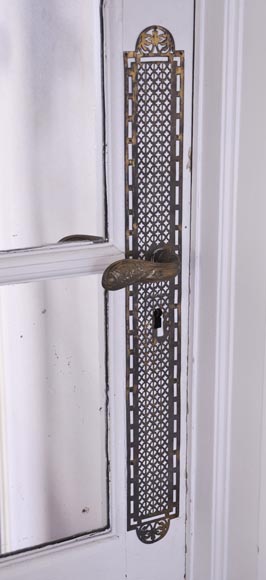 Porte simple à miroirs Porte simple à miroirs-2