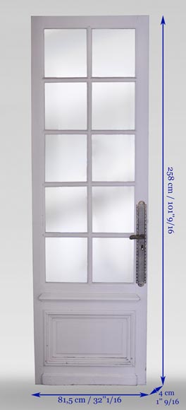 Porte simple à miroirs Porte simple à miroirs-6