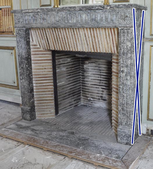 Pièce de boiserie de style Louis XVI comprenant une cheminée et son trumeau d'époque Louis XVI Pièce de boiserie de style Louis XVI comprenant une cheminée et son trumeau d'époque Louis XVI-18