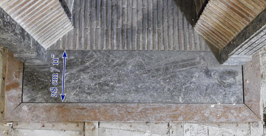 Pièce de boiserie de style Louis XVI comprenant une cheminée et son trumeau d'époque Louis XVI Pièce de boiserie de style Louis XVI comprenant une cheminée et son trumeau d'époque Louis XVI-21