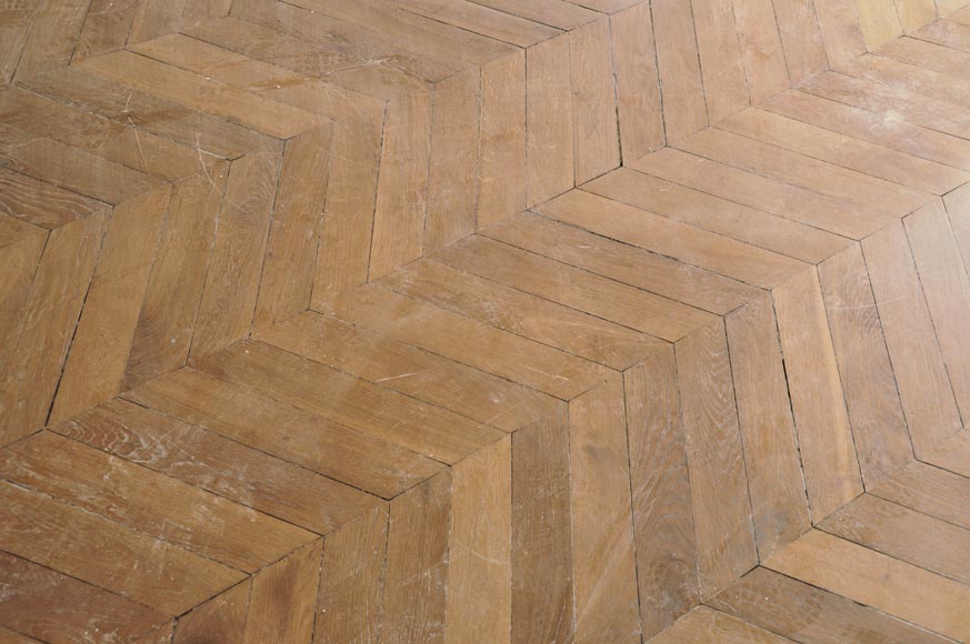 Lot de 15 m² de parquet ancien Point de Hongrie en chêne Lot de 15 m² de parquet ancien Point de Hongrie en chêne-7