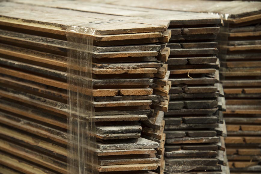 Lot de 11 m2 de parquet en chêne Point de Hongrie Lot de 11 m2 de parquet en chêne Point de Hongrie-4