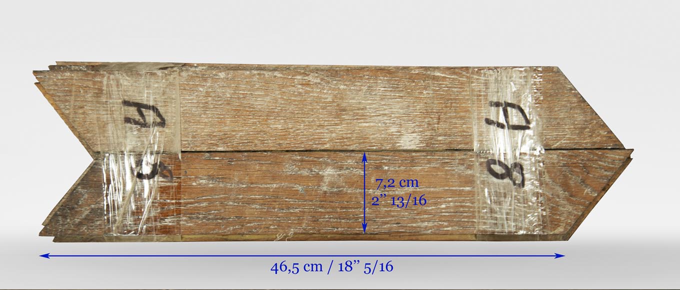 Lot de 11 m2 de parquet en chêne Point de Hongrie Lot de 11 m2 de parquet en chêne Point de Hongrie-6