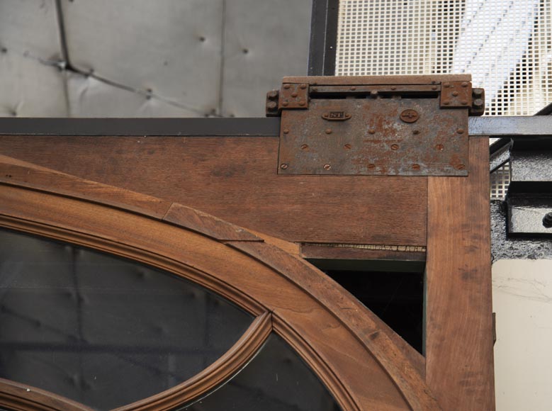 Grande porte coulissante en noyer Grande porte coulissante en noyer-3