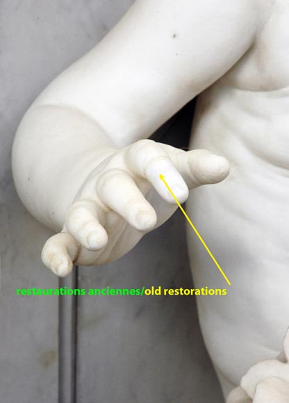 Monumentale Fontaine de jardin en marbre de Carrare et marbre Statuaire attribuée à Rudolf Weyr, Vienne, fin du XIXè siècle Monumentale Fontaine de jardin en marbre de Carrare et marbre Statuaire attribuée à Rudolf Weyr, Vienne, fin du XIXè siècle-6