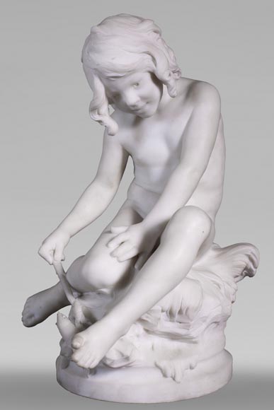 Auguste MOREAU, Le Pêcheur d’écrevisse, vers 1902 Auguste MOREAU, Le Pêcheur d’écrevisse, vers 1902-0