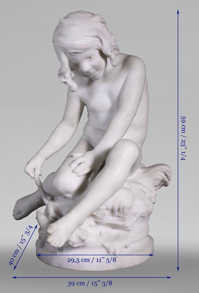 Auguste MOREAU, Le Pêcheur d’écrevisse, vers 1902 Auguste MOREAU, Le Pêcheur d’écrevisse, vers 1902-9