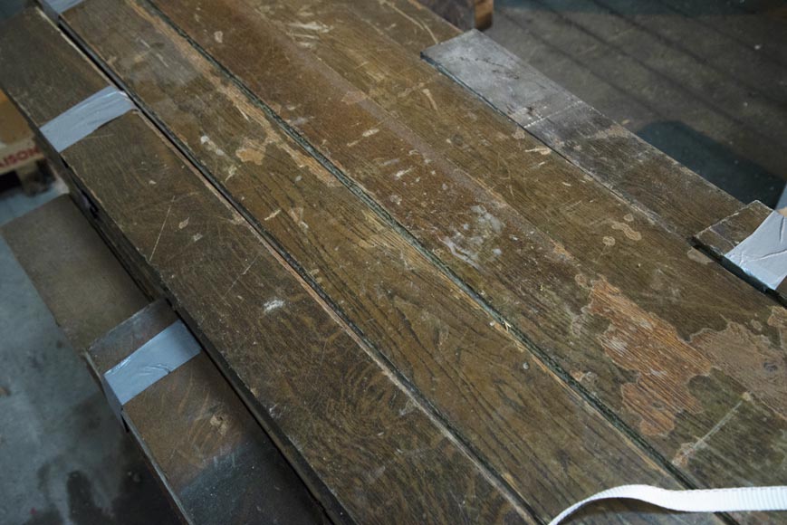 Lot d'environ 28 m2 de parquet linéaire en chêne Lot d'environ 28 m2 de parquet linéaire en chêne-7