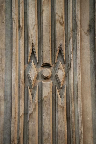 Paire de portes anciennes de style Napoléon III en chêne Paire de portes anciennes de style Napoléon III en chêne-4