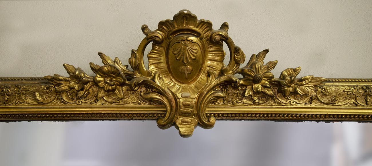 Trumeau ancien de style Régence Trumeau ancien de style Régence-1