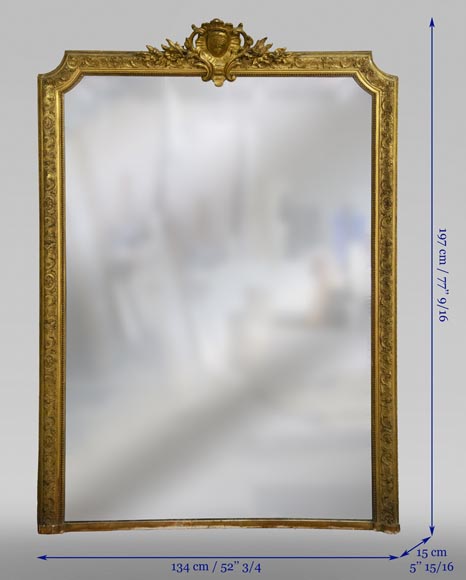 Trumeau ancien de style Régence Trumeau ancien de style Régence-6