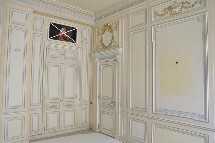 Boiserie de style Louis XVI, fin du XXe siècle  Boiserie de style Louis XVI, fin du XXe siècle -0