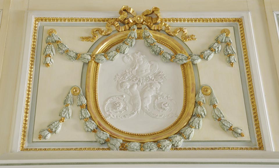 Boiserie de style Louis XVI, fin du XXe siècle  Boiserie de style Louis XVI, fin du XXe siècle -14